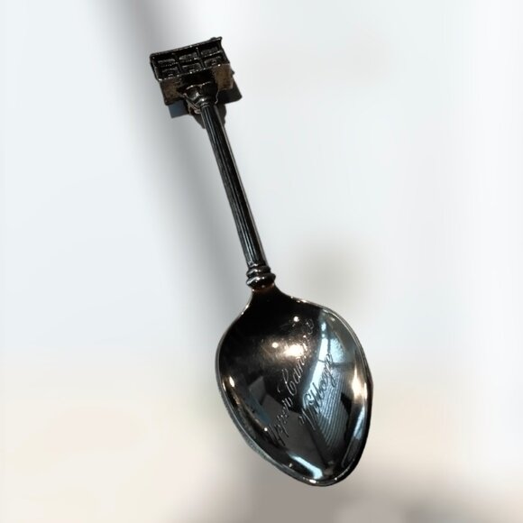 Upper Canada Village Spoon with 3D House Finial and Name on Bowl - Vintage - Picture 5 of 7